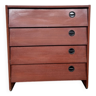 Vintage teak shoe cabinet / cabinet