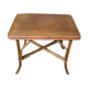 Old rattan coffee table