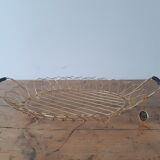 Gilded gold fruit basket