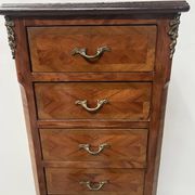 Louis XV style seven-day chest in rosewood veneer, 20th century