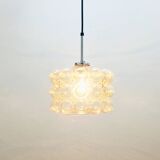 Mid-Century Amber Bubble Glass Ceiling Light/Pendant by Helena Tynell for Limburg, Germany, 1960s