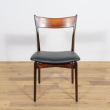 Mid Century Rosewood Dining Chairs by  H. P. Hansen for Randers Møbelfabrik, 1960s, Set of 4