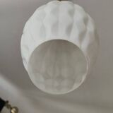 Graphic Italian opaline pendant light