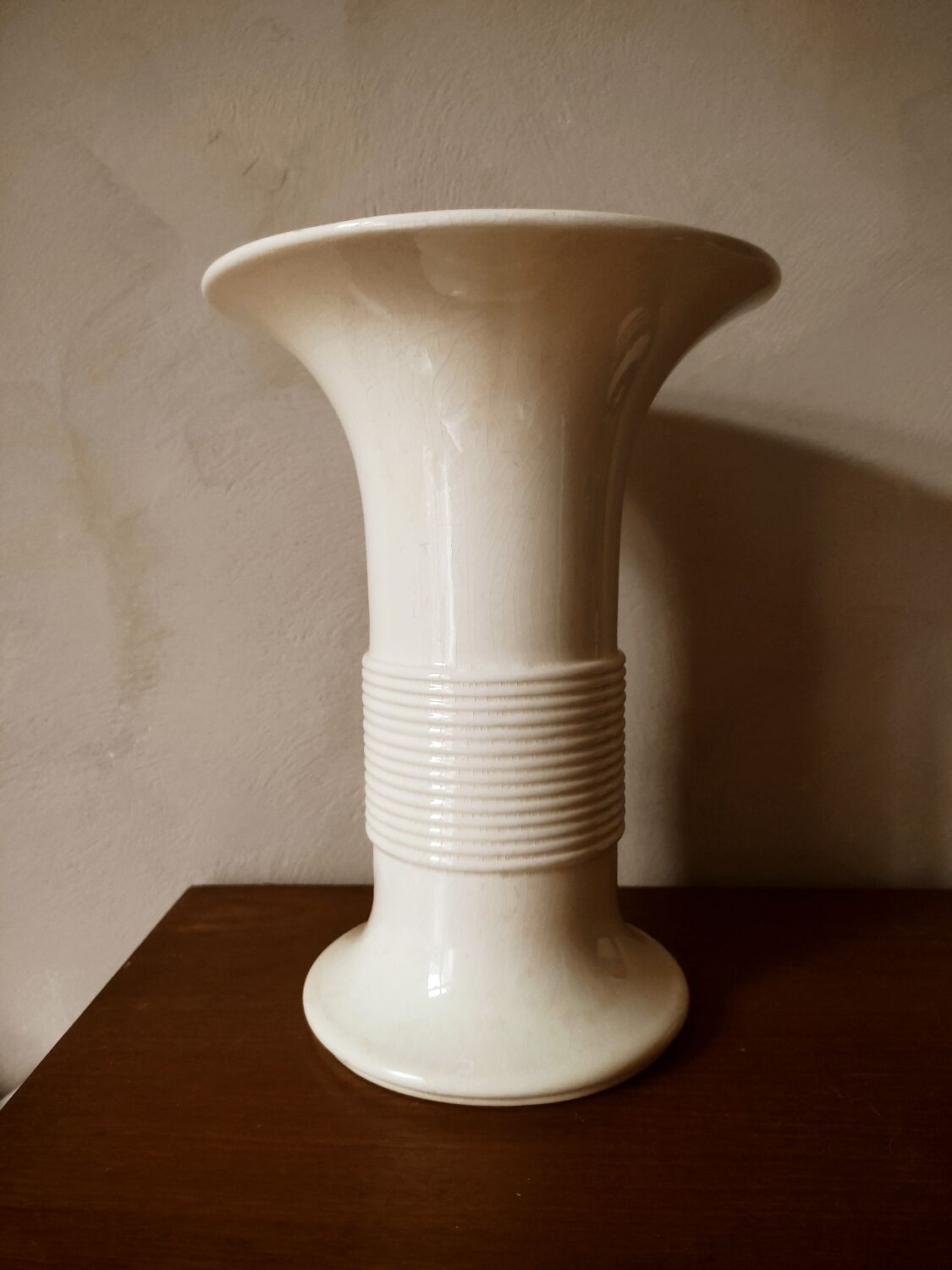 Faience art deco vase by Charolles