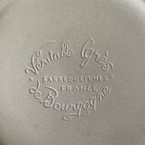Set of 8 dessert plates in Sarreguemines stoneware