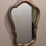 Small shell pediment mirror