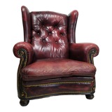 Chesterfield sofa and armchair