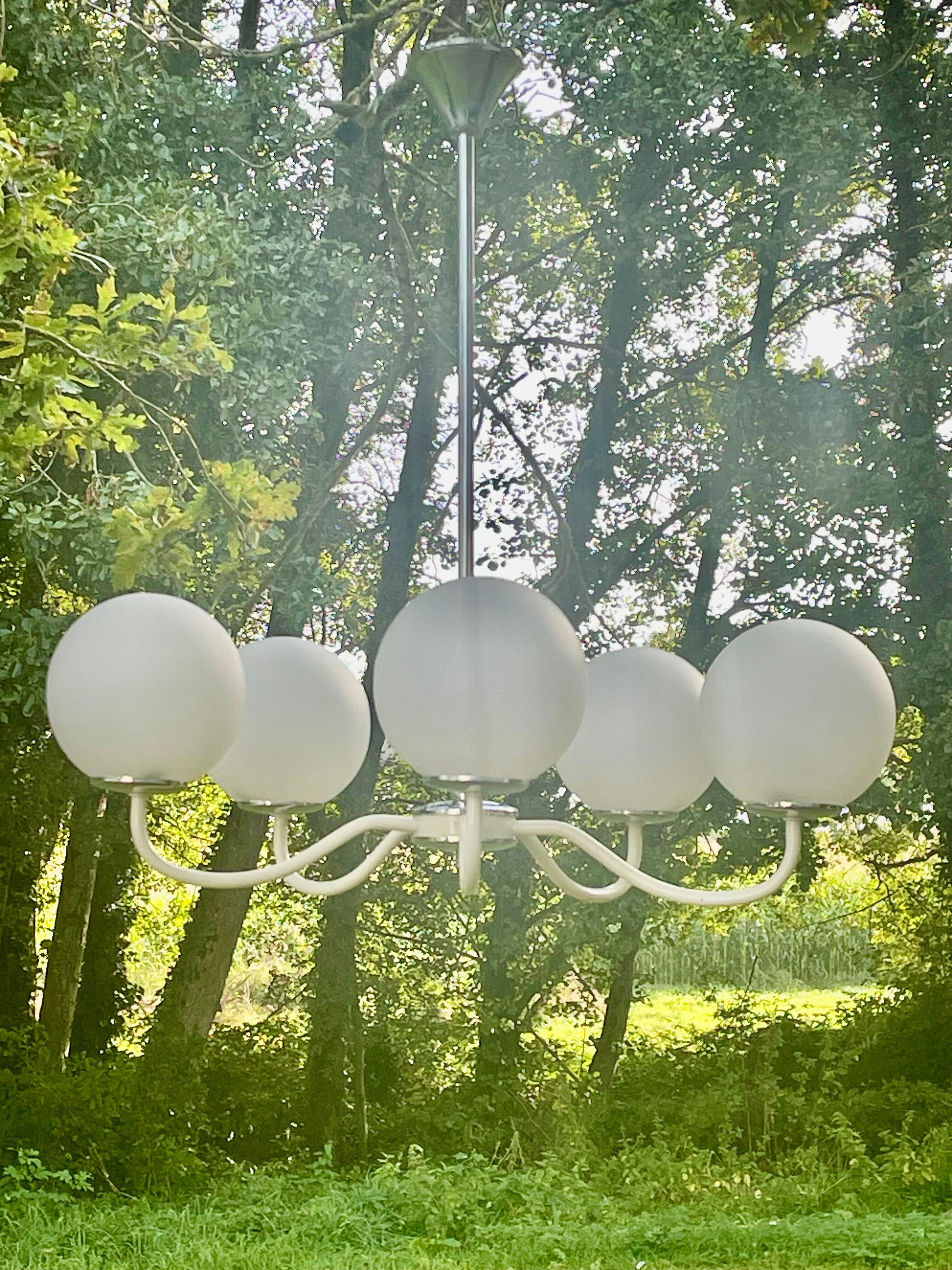 Lustre 5 lumières vintage