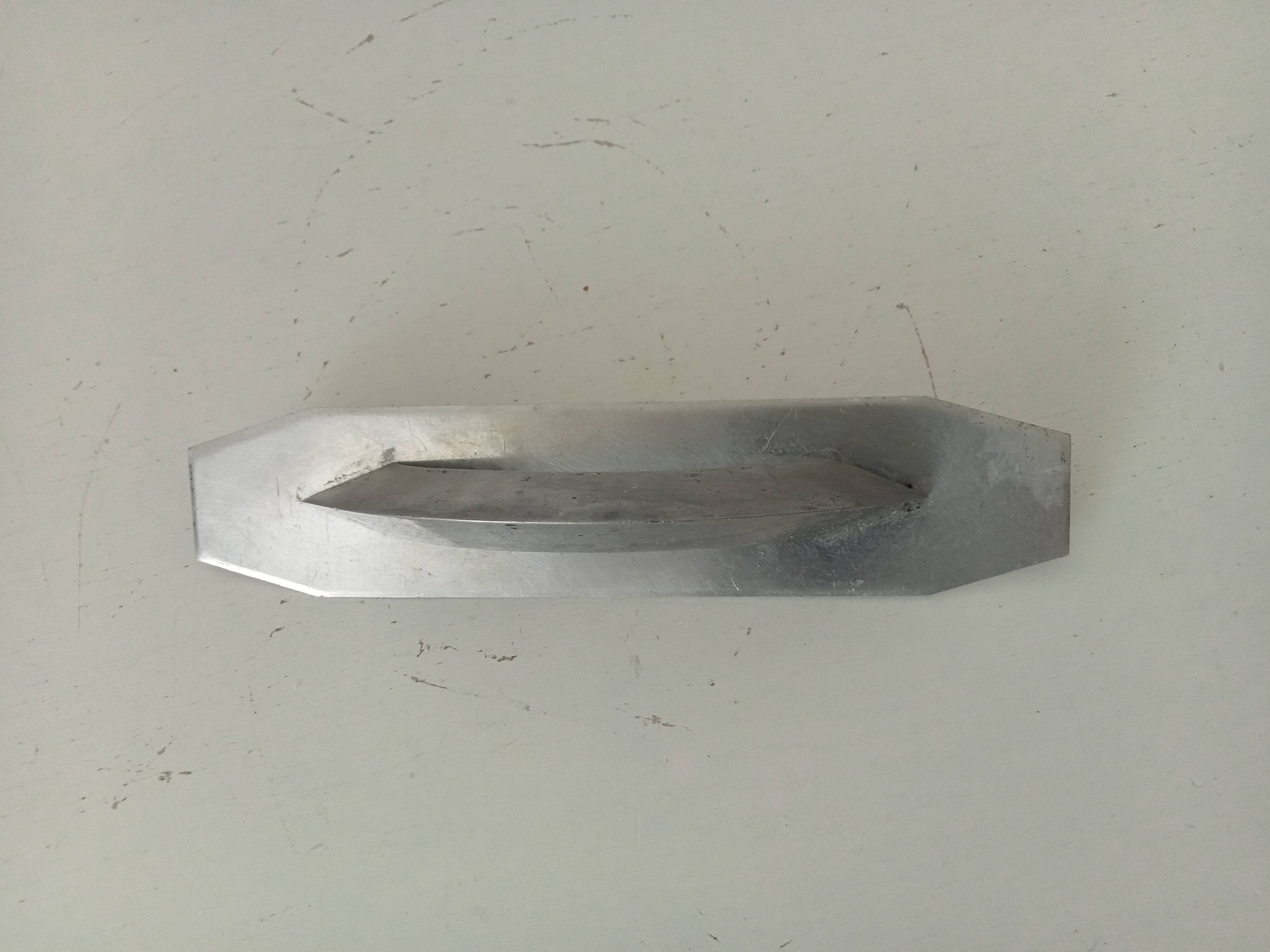 Vintage aluminium furniture handle