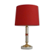 Marble and metal lamp