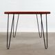 Table de salle à manger en teck vintage Mid Century Design 60's 70's hairpins