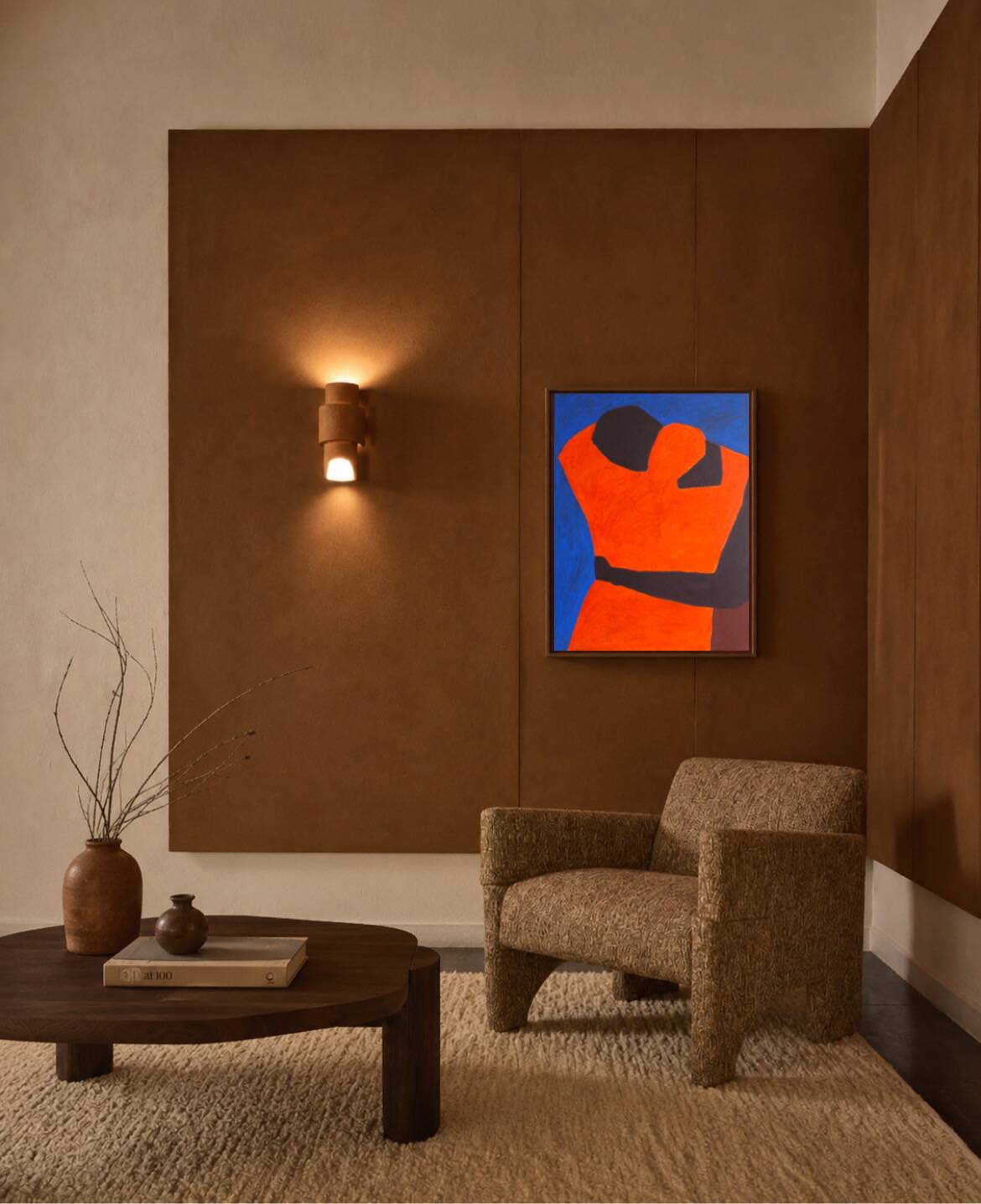 Close to You, contemporary minimalist painting.