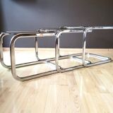 3 Table Chrome Design 70s'