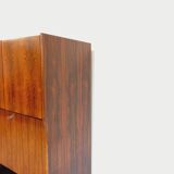 Vintage rosewood top storage cabinet from the 60s