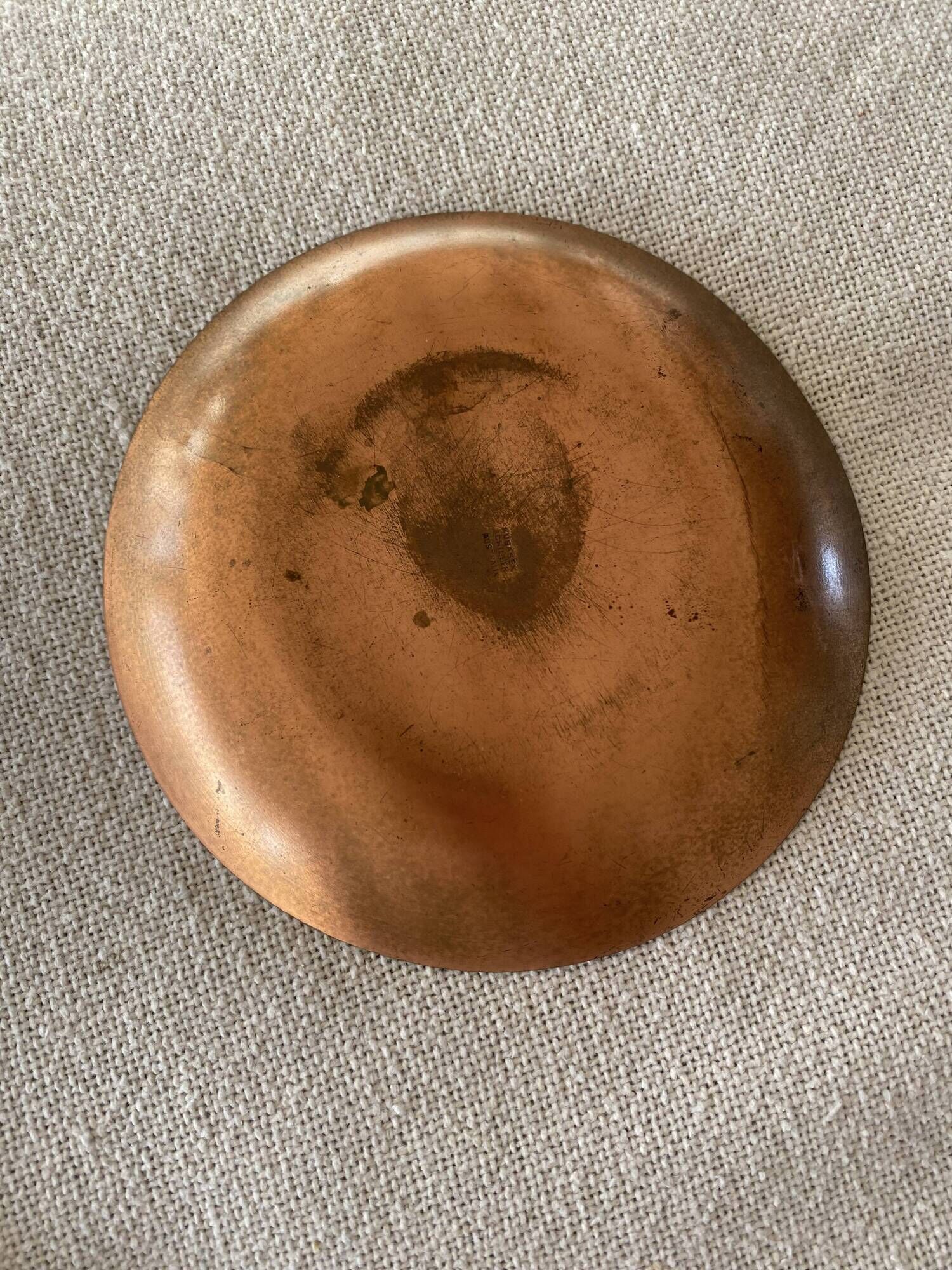 Vintage enameled copper pocket tray Kubasek Schiller Australia