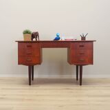 Teak desk, Danish design, 1970s, production: Denmark
