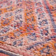 Pink Vintage Moroccan Rug 205 x 303 cm, Berber Wool Rug, Berber Boho Rug