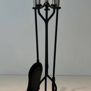 Fire Necessary Golf Model in Black Lacquered Metal and Chrome Golf Clubs