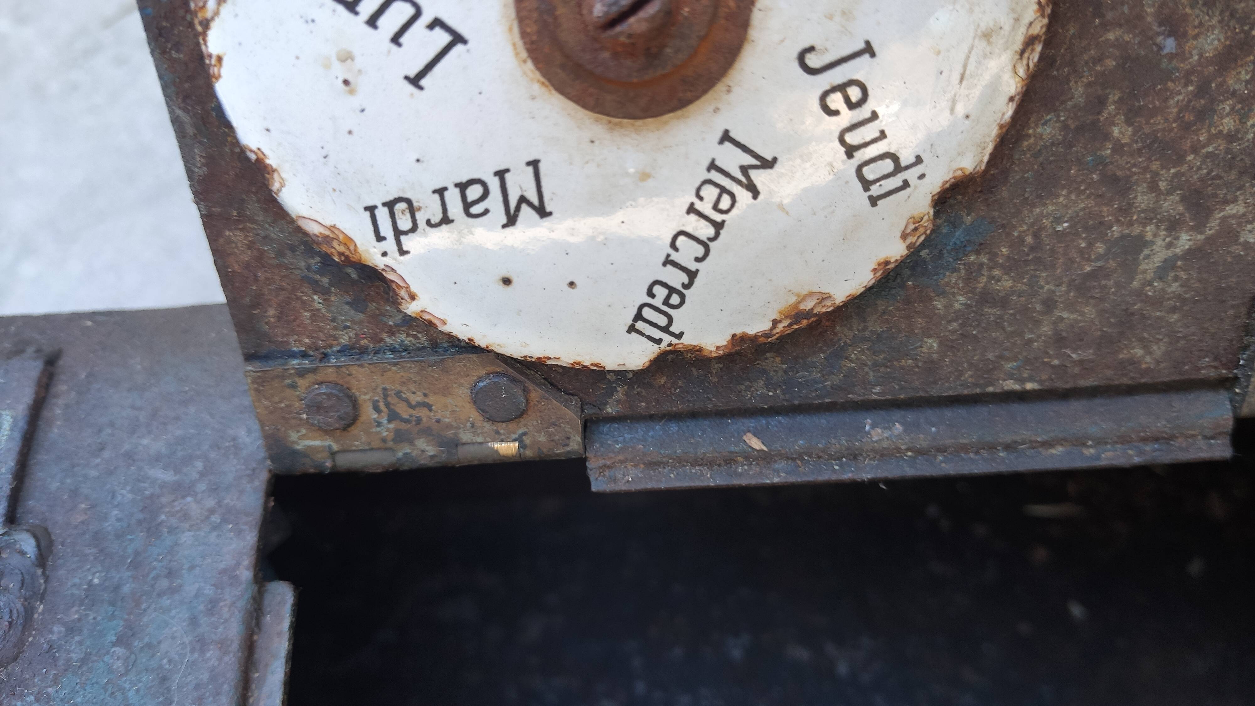 Mailbox, post office 1888, museum, reunion island