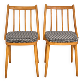 Set of 2 H-214 Dining Chairs by Jindřich Halabala, 1930s, Czechoslovakia