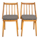 Set of 2 H-214 Dining Chairs by Jindřich Halabala, 1930s, Czechoslovakia