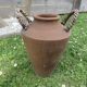 Terracotta flower pot, rattan handles 30s 40s