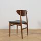 Chaises de salle à manger danoises du milieu du siècle, années 1960, lot de 4