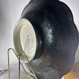 Longwy Tourmaline Platter, France, vintage 1960s, XL