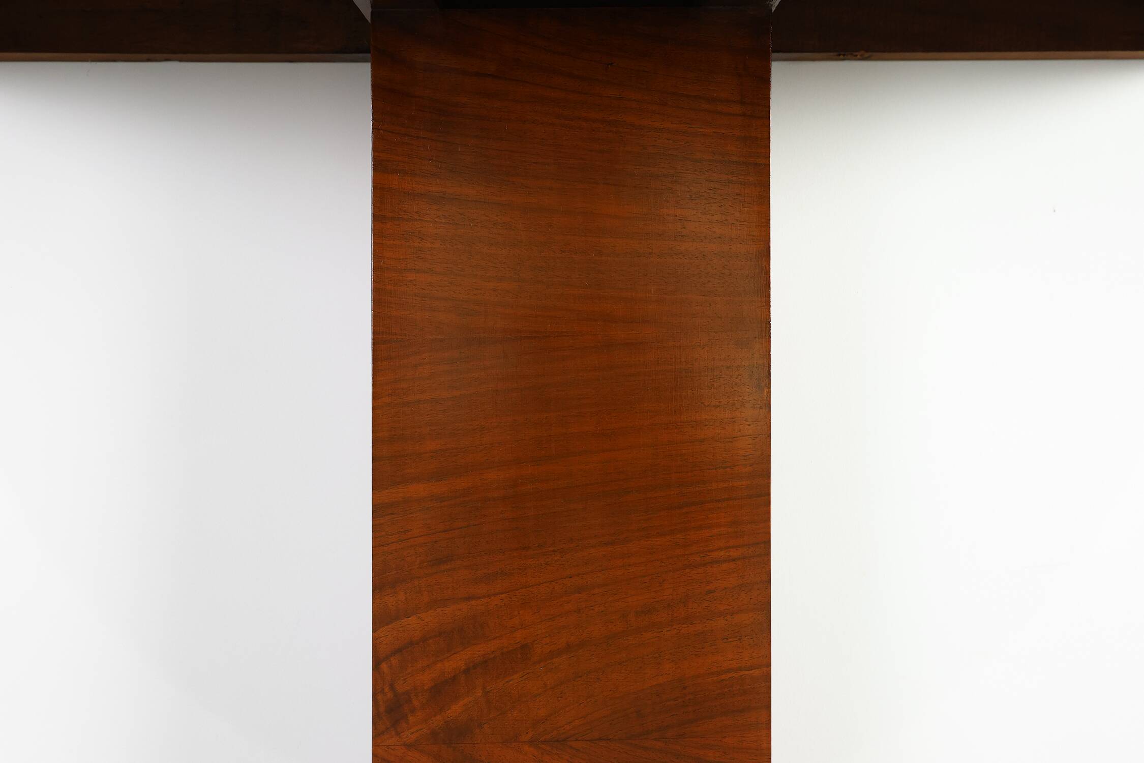 Art Deco Console Table in Walnut Veneer, France 1920s