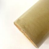 Stoneware grease pot, wooden cap