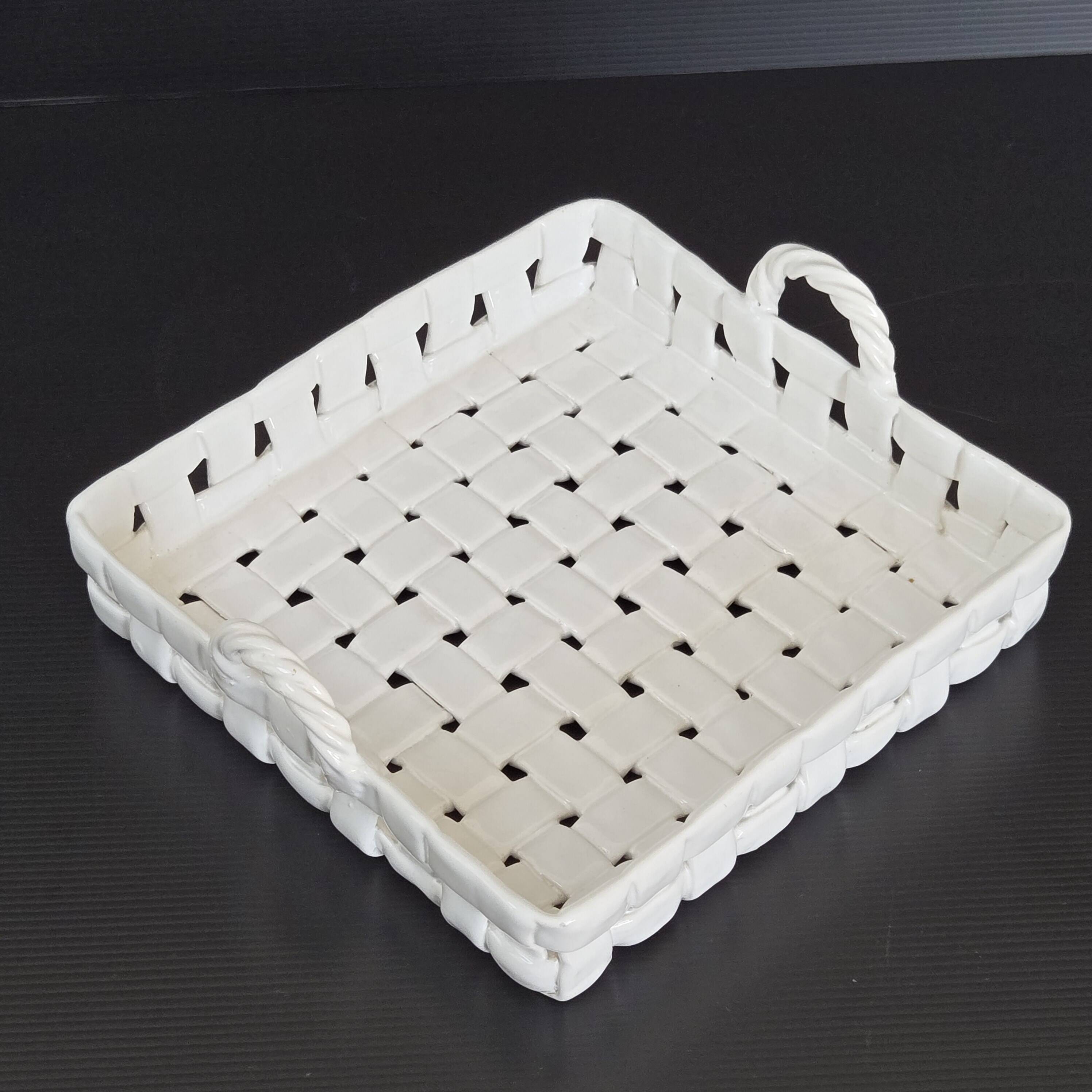 Vintage woven pocket emptier 1960