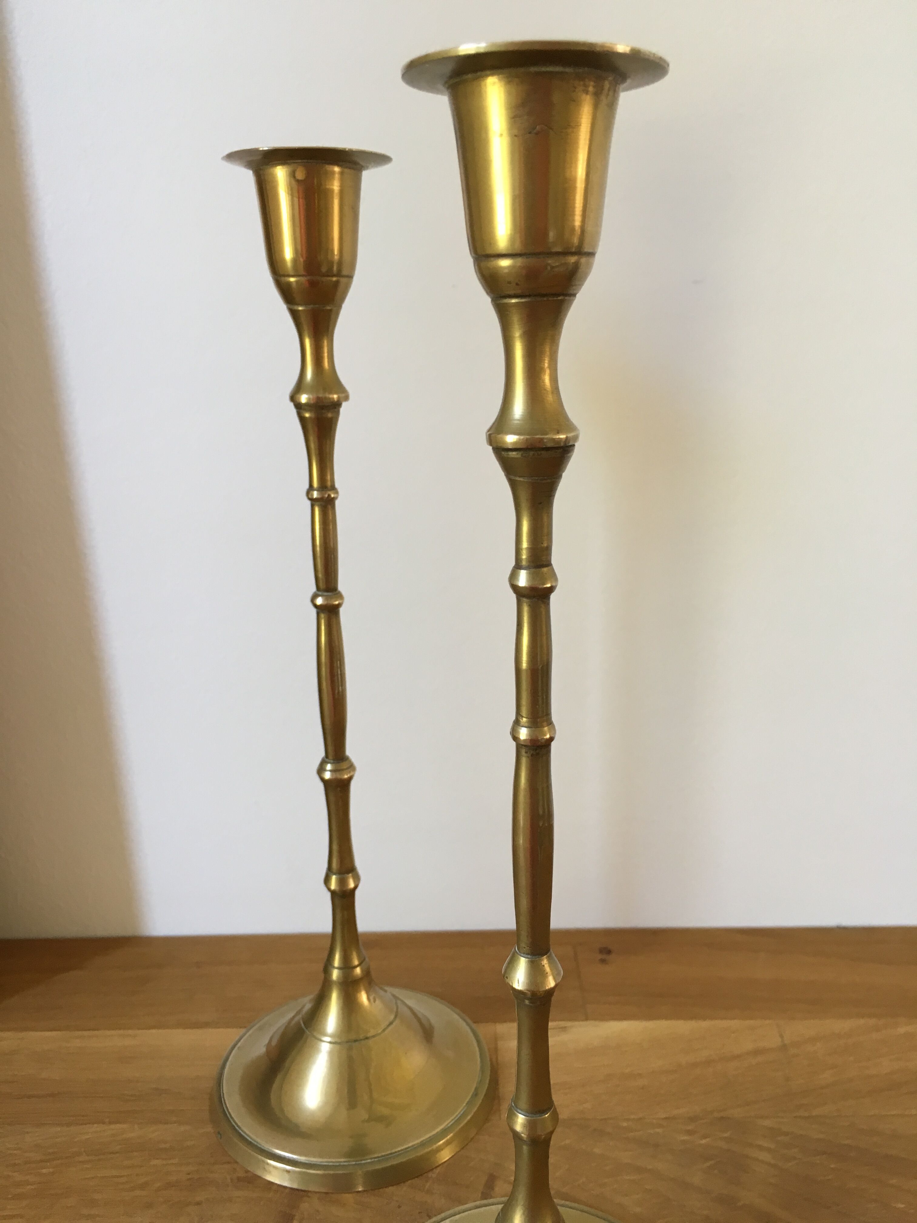 Pair of candlesticks in candlesticks