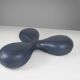 Leather Pouf by Lowie Vermeersch for Durlet, Belgium 1999