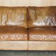 Three-seater leather sofa Viscount William Halo Timothy Oulton