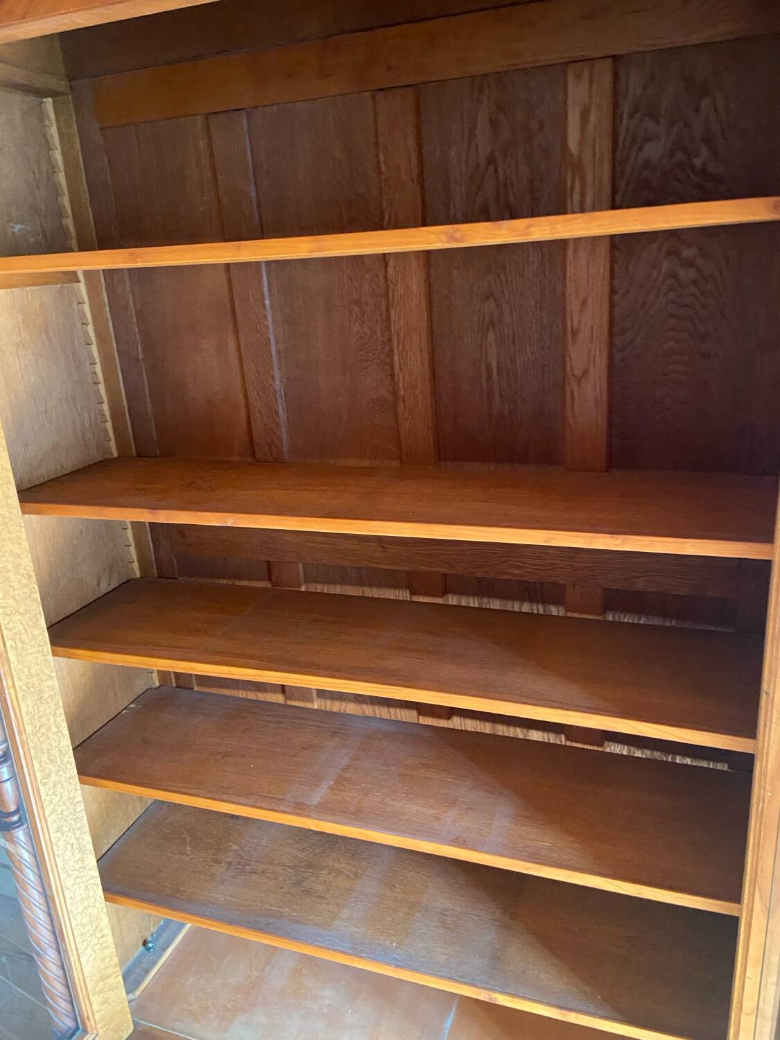 1960s glass-fronted bookcase