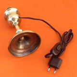 Antique gilt bronze lamp base