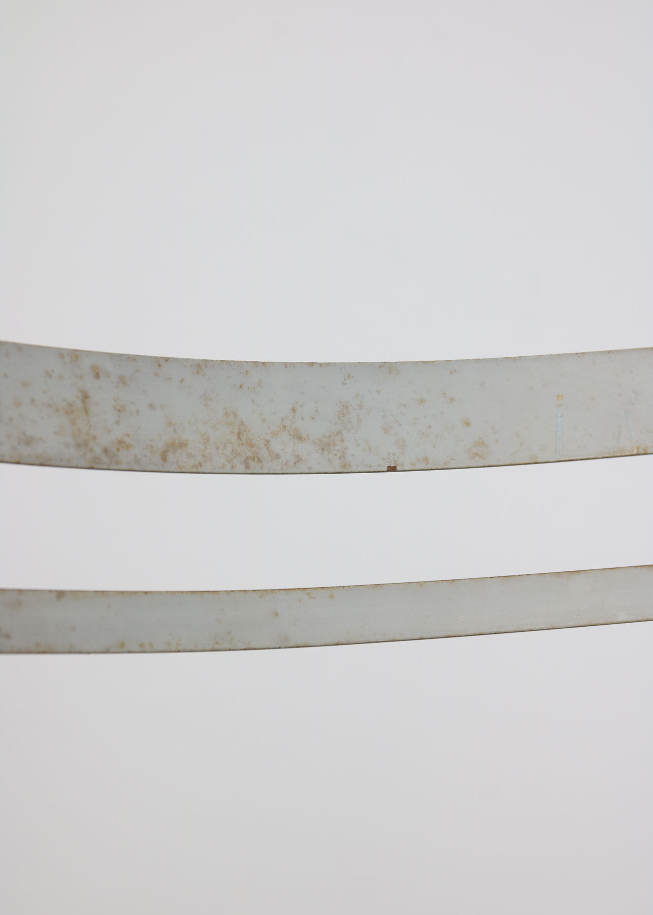 Vintage italian straw and metal chair