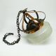 20th century glass pendant lamp, Austro-Hungary, 1890s