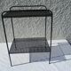 Black lacquered perforated iron harness designer 1950s/60'S