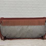 1960s, Danish 2-seater sofa, original pink furniture velour.