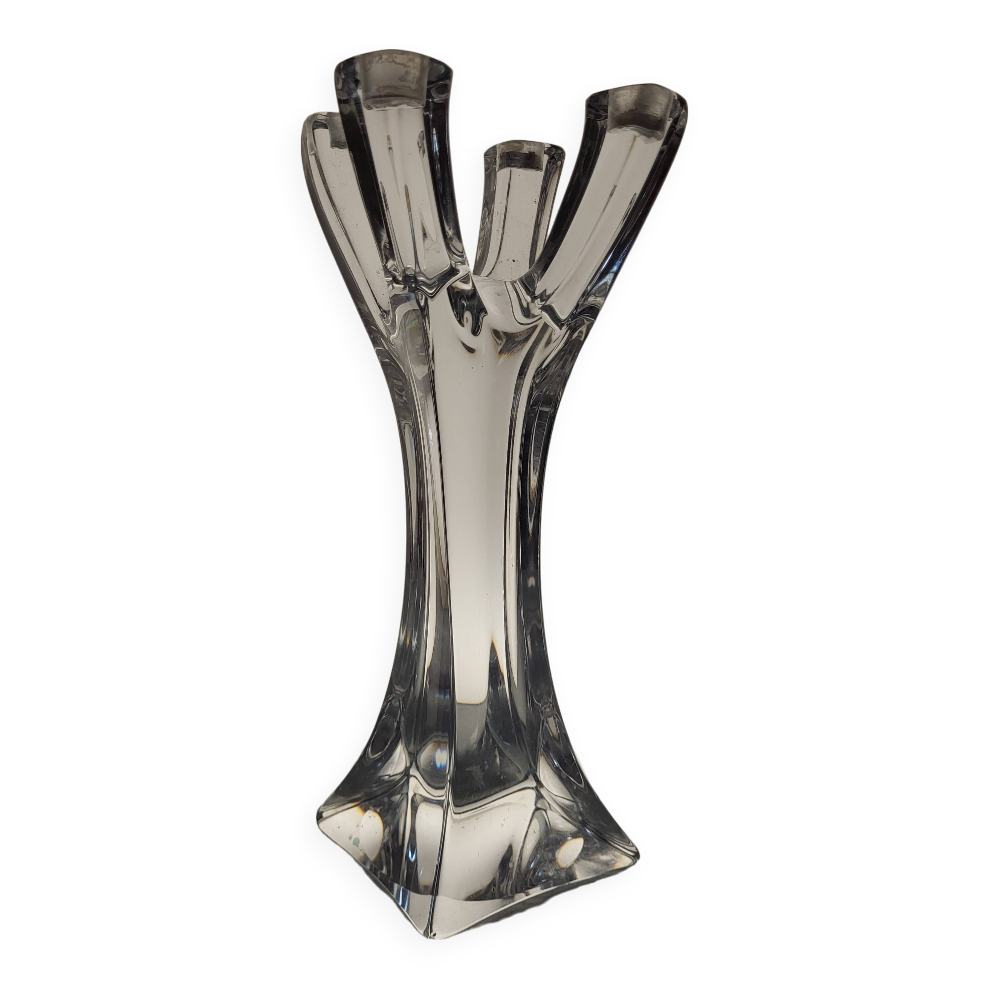 Crystal candle holder