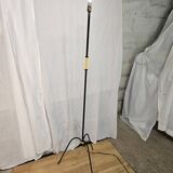 Yellow scoubidou floor lamp 1960