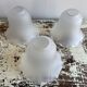 Old glass tulip globes