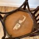 Pair of baumann bistro chairs in bent wood with early twentieth century design