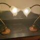 Pair of Art Nouveau style lamps
