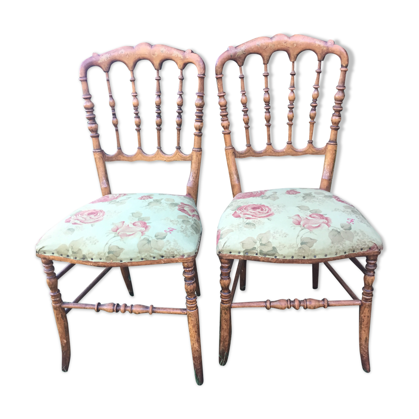 Paire de chaise ancienne style Napoléon