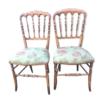 Pair of antique Napoleon style chair