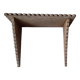 Antique wooden wall shelf