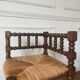 Fireplace bobbin chair
