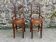 Pair of children's high chairs, early 20th century craftsmanship.